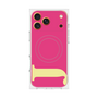 プレミアムスクエアケース with MagSafe［ オリジナル - initial color - J pink ］