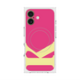 プレミアムスクエアケース with MagSafe［ オリジナル - initial color - K pink ］