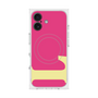 プレミアムスクエアケース with MagSafe［ オリジナル - initial color - L pink ］