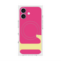 プレミアムスクエアケース with MagSafe［ オリジナル - initial color - L pink ］