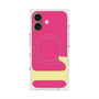 プレミアムスクエアケース with MagSafe［ オリジナル - initial color - L pink ］