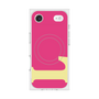 プレミアムスクエアケース with MagSafe［ オリジナル - initial color - L pink ］