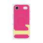 プレミアムスクエアケース with MagSafe［ オリジナル - initial color - L pink ］