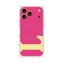 プレミアムスクエアケース with MagSafe［ オリジナル - initial color - L pink ］
