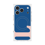 プレミアムスクエアケース with MagSafe［ オリジナル - initial color - L navy ］
