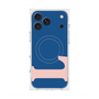 プレミアムスクエアケース with MagSafe［ オリジナル - initial color - L navy ］