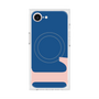 プレミアムスクエアケース with MagSafe［ オリジナル - initial color - L navy ］