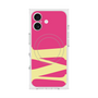 プレミアムスクエアケース with MagSafe［ オリジナル - initial color - M pink ］