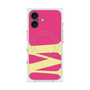プレミアムスクエアケース with MagSafe［ オリジナル - initial color - M pink ］
