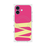 プレミアムスクエアケース with MagSafe［ オリジナル - initial color - M pink ］