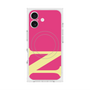 プレミアムスクエアケース with MagSafe［ オリジナル - initial color - N pink ］