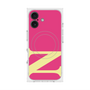 プレミアムスクエアケース with MagSafe［ オリジナル - initial color - N pink ］