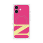 プレミアムスクエアケース with MagSafe［ オリジナル - initial color - N pink ］