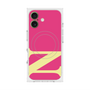 プレミアムスクエアケース with MagSafe［ オリジナル - initial color - N pink ］