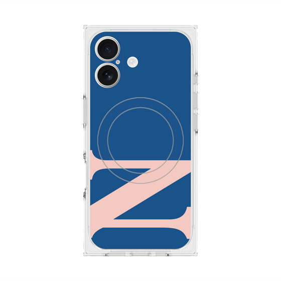 プレミアムスクエアケース with MagSafe［ オリジナル - initial color - N navy ］