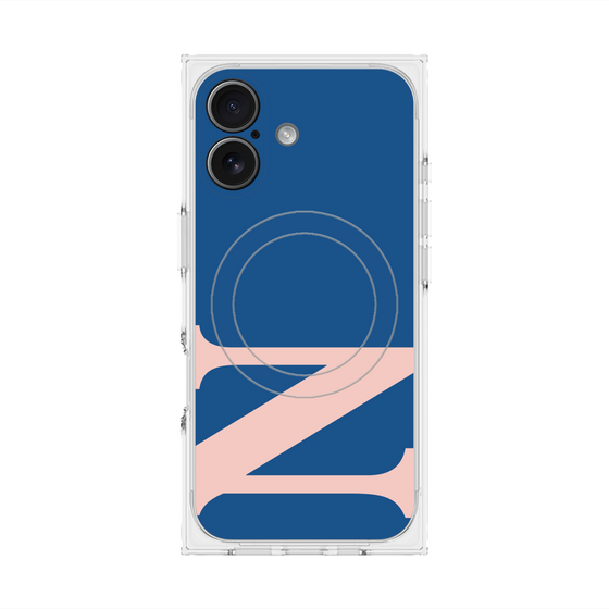 プレミアムスクエアケース with MagSafe［ オリジナル - initial color - N navy ］