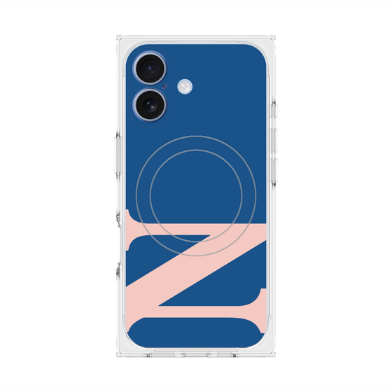 プレミアムスクエアケース with MagSafe［ オリジナル - initial color - N navy ］