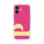 プレミアムスクエアケース with MagSafe［ オリジナル - initial color - P pink ］