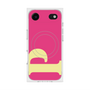 プレミアムスクエアケース with MagSafe［ オリジナル - initial color - P pink ］