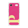 プレミアムスクエアケース with MagSafe［ オリジナル - initial color - P pink ］