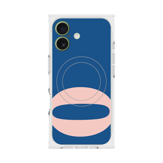 プレミアムスクエアケース with MagSafe［ オリジナル - initial color - Q navy ］