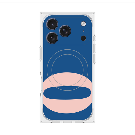 プレミアムスクエアケース with MagSafe［ オリジナル - initial color - Q navy ］