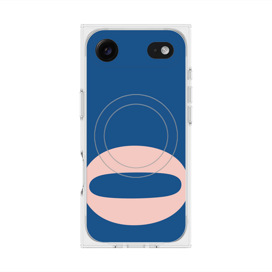 プレミアムスクエアケース with MagSafe［ オリジナル - initial color - Q navy ］
