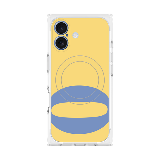 プレミアムスクエアケース with MagSafe［ オリジナル - initial color - Q yellow ］