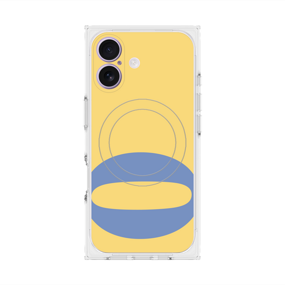 プレミアムスクエアケース with MagSafe［ オリジナル - initial color - Q yellow ］