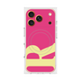 プレミアムスクエアケース with MagSafe［ オリジナル - initial color - R pink ］