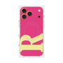 プレミアムスクエアケース with MagSafe［ オリジナル - initial color - R pink ］