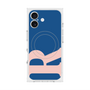 プレミアムスクエアケース with MagSafe［ オリジナル - initial color - R navy ］