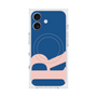 プレミアムスクエアケース with MagSafe［ オリジナル - initial color - R navy ］