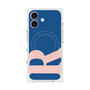 プレミアムスクエアケース with MagSafe［ オリジナル - initial color - R navy ］