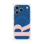 プレミアムスクエアケース with MagSafe［ オリジナル - initial color - R navy ］