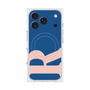 プレミアムスクエアケース with MagSafe［ オリジナル - initial color - R navy ］