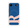 プレミアムスクエアケース with MagSafe［ オリジナル - initial color - R navy ］