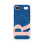 プレミアムスクエアケース with MagSafe［ オリジナル - initial color - R navy ］