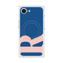 プレミアムスクエアケース with MagSafe［ オリジナル - initial color - R navy ］
