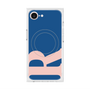 プレミアムスクエアケース with MagSafe［ オリジナル - initial color - R navy ］