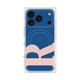 プレミアムスクエアケース with MagSafe［ オリジナル - initial color - R navy ］
