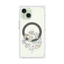 プレミアムスクエアケース with MagSafe［ こんにちは、いぬです - みんなそろって - クリア ］