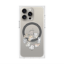 プレミアムスクエアケース with MagSafe［ こんにちは、いぬです - みんなそろって - クリア ］