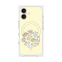 プレミアムスクエアケース with MagSafe［ こんにちは、いぬです - みんなそろって - ベージュ ］