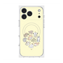 プレミアムスクエアケース with MagSafe［ こんにちは、いぬです - みんなそろって - ベージュ ］