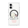プレミアムスクエアケース with MagSafe［ もっさりもさお - みんないっしょ - クリア ］