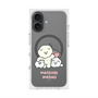 プレミアムスクエアケース with MagSafe［ もっさりもさお - みんないっしょ - クリア ］