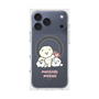 プレミアムスクエアケース with MagSafe［ もっさりもさお - みんないっしょ - クリア ］