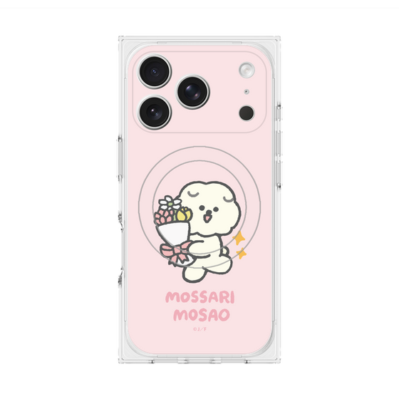 プレミアムスクエアケース with MagSafe［ もっさりもさお - お祝いもさ ］