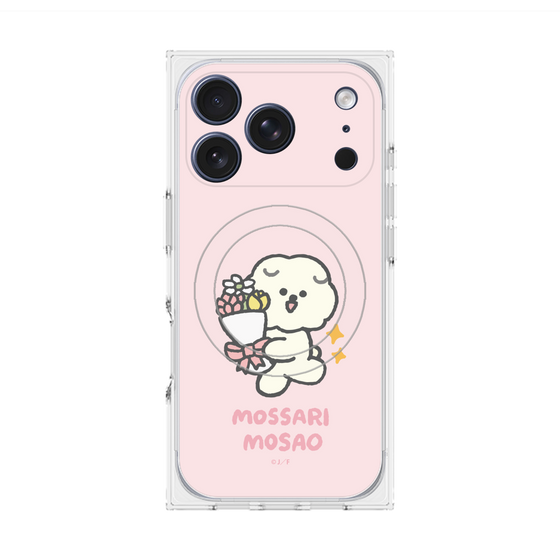 プレミアムスクエアケース with MagSafe［ もっさりもさお - お祝いもさ ］